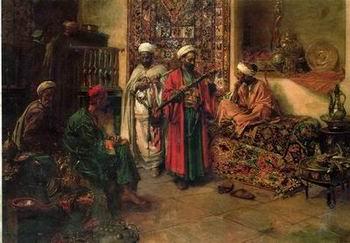 unknow artist Arab or Arabic people and life. Orientalism oil paintings 110